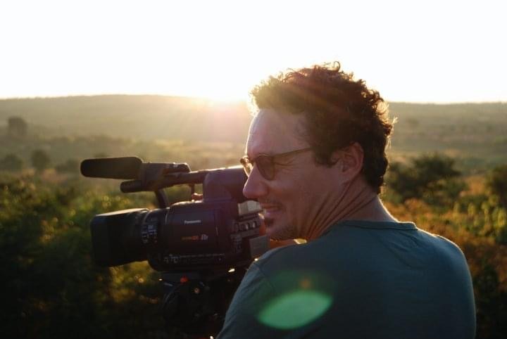 a man with a camera